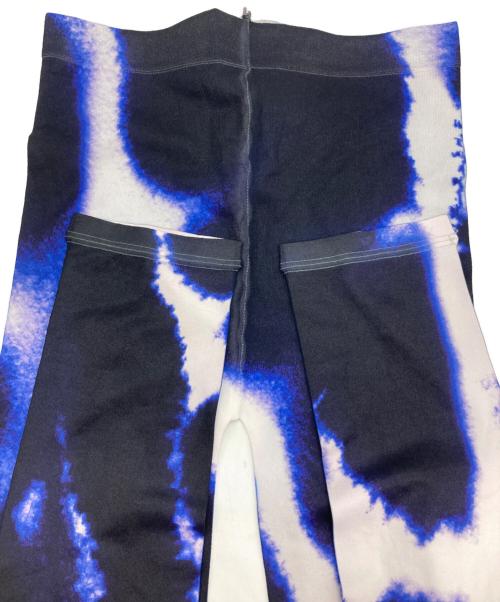 me ISSEY MIYAKE（ミーイッセイ ミヤケ）me ISSEY MIYAKE (ミーイッセイ ミヤケ) レギンスパンツ パープル×ブラック サイズ:-の古着・服飾アイテム