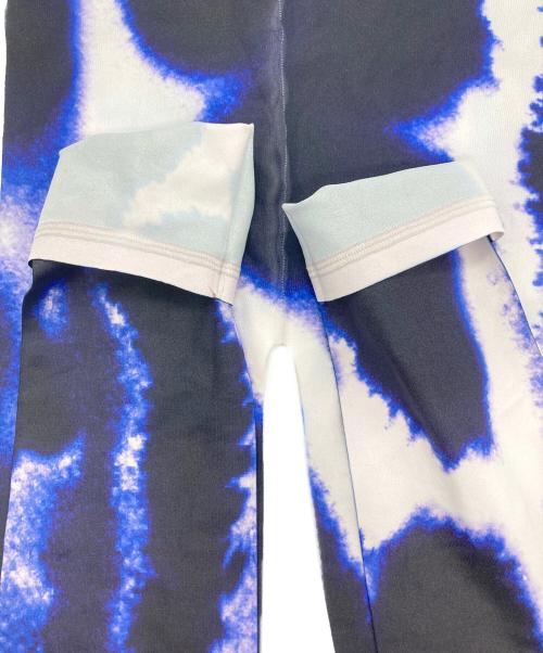 me ISSEY MIYAKE（ミーイッセイ ミヤケ）me ISSEY MIYAKE (ミーイッセイ ミヤケ) レギンスパンツ パープル×ブラック サイズ:-の古着・服飾アイテム