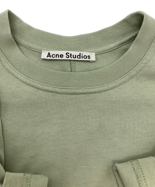 Acne studios（アクネ ストゥディオズ）ACNE STUDIOS (アクネ ストゥディオズ) Tシャツ グリーン サイズ:XSの古着・服飾アイテム