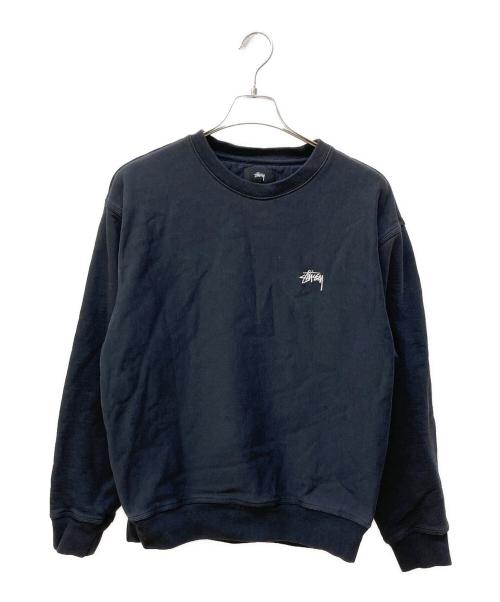 stussy（ステューシー）stussy (ステューシー) ワンポイントロゴスウェット ブラック サイズ:Ｍの古着・服飾アイテム