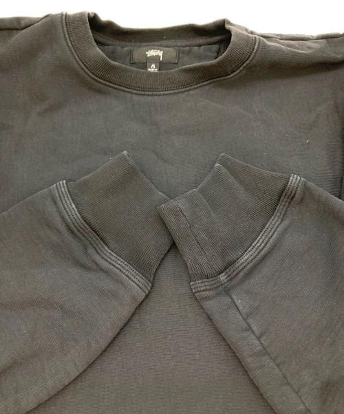 stussy（ステューシー）stussy (ステューシー) ワンポイントロゴスウェット ブラック サイズ:Ｍの古着・服飾アイテム