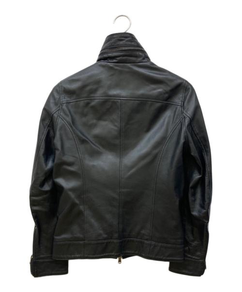 Junhashimoto（ジュンハシモト）Junhashimoto (ジュンハシモト) レザージャケット ブラック サイズ:3の古着・服飾アイテム