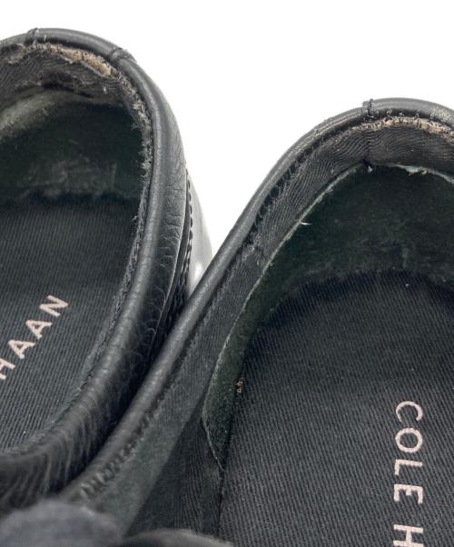 COLE HAAN（コールハーン）COLE HAAN (コールハーン) レザースニーカー ブラック サイズ:8の古着・服飾アイテム