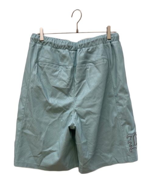 BREATH（ブレス）BREATH (ブレス) ハーフパンツ/FAUX LEATHER SHORTS スカイブルー サイズ:Ⅼの古着・服飾アイテム