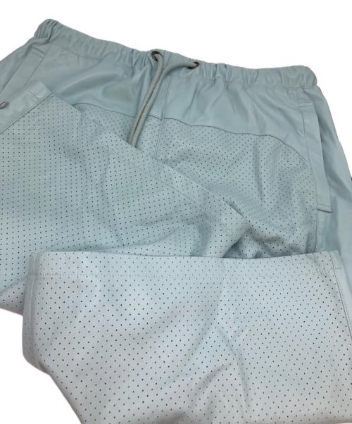 BREATH（ブレス）BREATH (ブレス) ハーフパンツ/FAUX LEATHER SHORTS スカイブルー サイズ:Ⅼの古着・服飾アイテム