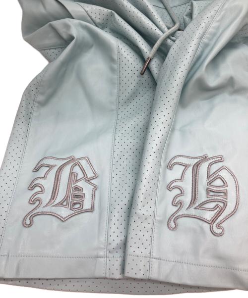 BREATH（ブレス）BREATH (ブレス) ハーフパンツ/FAUX LEATHER SHORTS スカイブルー サイズ:Ⅼの古着・服飾アイテム
