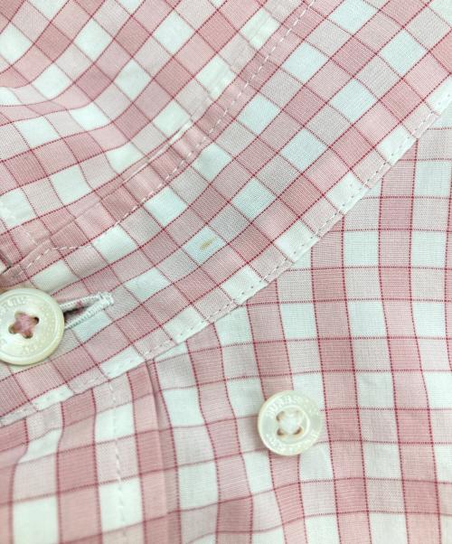 BURBERRY LONDON（バーバリーロンドン）BURBERRY LONDON (バーバリーロンドン) チェックシャツ レッド サイズ:Ⅼの古着・服飾アイテム