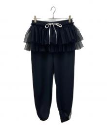 EMILYYV（エミリー）の古着「フリルジャージ」｜ブラック