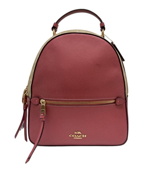 COACH（コーチ）COACH (コーチ) リュック ピンクベージュの古着・服飾アイテム