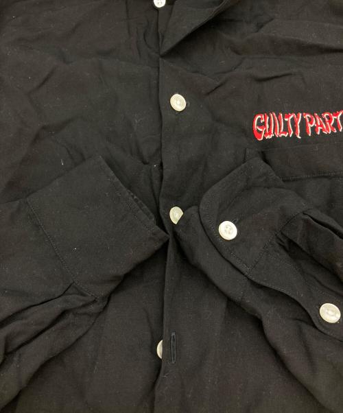 WACKO MARIA（ワコマリア）WACKO MARIA (ワコマリア) オープンカラーシャツ ブラック サイズ:Sの古着・服飾アイテム