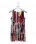 PLEATS PLEASE (プリーツプリーズ) Terry Johnson/転写ノースリーブワンピース ホワイト サイズ:L：24000円