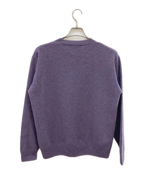 Hysteric Glamour（ヒステリックグラマー）Hysteric Glamour (ヒステリックグラマー) プリントニット パープル サイズ:Mの古着・服飾アイテム