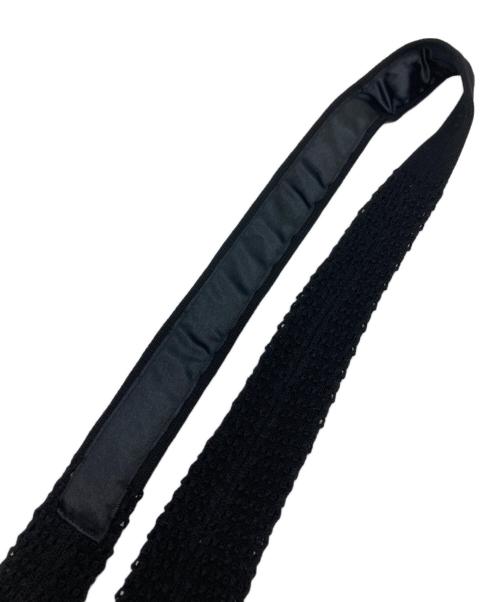 COMME des GARCONS HOMME（コムデギャルソン オム）COMME des GARCONS HOMME (コムデギャルソン オム) ニットタイ ブラック サイズ:-の古着・服飾アイテム