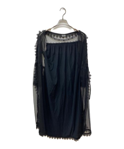Hysteric Glamour（ヒステリックグラマー）Hysteric Glamour (ヒステリックグラマー) バックスカルプリントカーディガン ブラック サイズ:FREEの古着・服飾アイテム