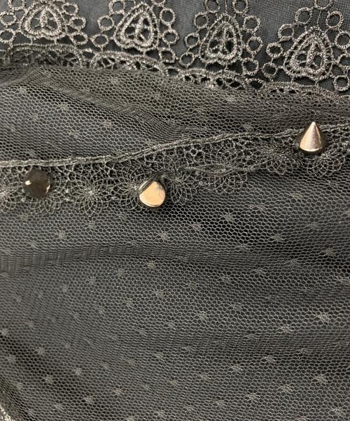 Hysteric Glamour（ヒステリックグラマー）Hysteric Glamour (ヒステリックグラマー) バックスカルプリントカーディガン ブラック サイズ:FREEの古着・服飾アイテム