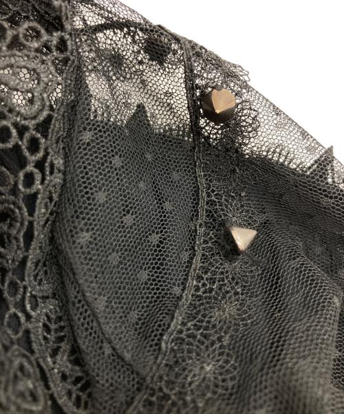 Hysteric Glamour（ヒステリックグラマー）Hysteric Glamour (ヒステリックグラマー) バックスカルプリントカーディガン ブラック サイズ:FREEの古着・服飾アイテム