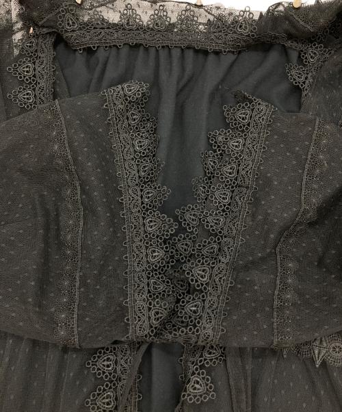 Hysteric Glamour（ヒステリックグラマー）Hysteric Glamour (ヒステリックグラマー) バックスカルプリントカーディガン ブラック サイズ:FREEの古着・服飾アイテム