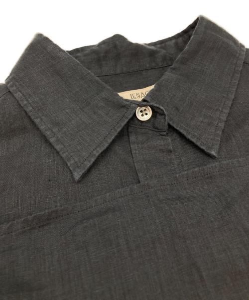 journal standard L'essage（ジャーナルスタンダード レサージュ）journal standard L'essage (ジャーナルスタンダード レサージュ) リネンシャツ ブラック サイズ:-の古着・服飾アイテム