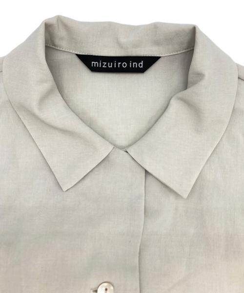 mizuiro-ind（ミズイロインド）mizuiro-ind (ミズイロインド) シャツワンピース ミント サイズ:Freeの古着・服飾アイテム