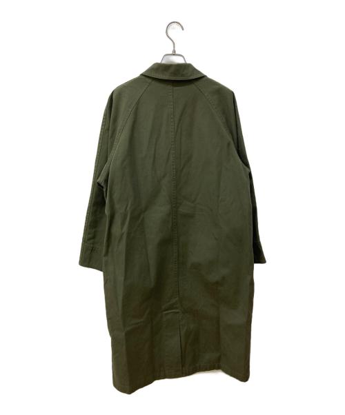 かぐれ（カグレ）かぐれ (カグレ) ハイカウントロングコート/ステンカラーコート カーキ サイズ:Freeの古着・服飾アイテム