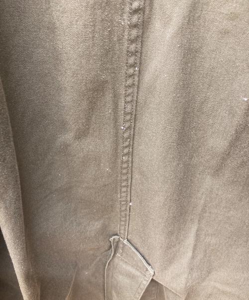 かぐれ（カグレ）かぐれ (カグレ) ハイカウントロングコート/ステンカラーコート カーキ サイズ:Freeの古着・服飾アイテム