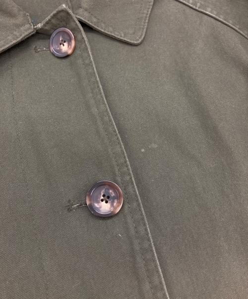 かぐれ（カグレ）かぐれ (カグレ) ハイカウントロングコート/ステンカラーコート カーキ サイズ:Freeの古着・服飾アイテム