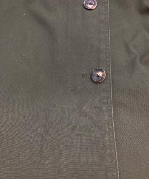 かぐれ（カグレ）かぐれ (カグレ) ハイカウントロングコート/ステンカラーコート カーキ サイズ:Freeの古着・服飾アイテム