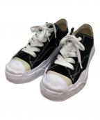 MIHARA YASUHIROミハラヤスヒロ）の古着「キャンバススニーカー/HANK LOW/CANVAS」｜ブラック