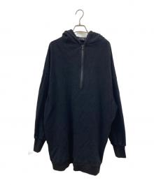 Y's（ワイズ）の古着「ハーフジップパーカー」｜ブラック