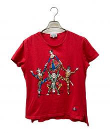 Vivienne Westwood man（ヴィヴィアン ウェストウッド マン）の古着「オーブ刺繍サーカスTシャツ」｜レッド