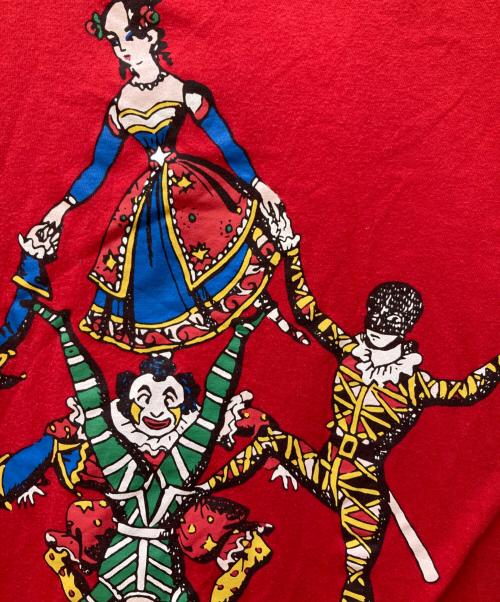 Vivienne Westwood man（ヴィヴィアン ウェストウッド マン）Vivienne Westwood man (ヴィヴィアン ウェストウッド マン) オーブ刺繍サーカスTシャツ レッド サイズ:46の古着・服飾アイテム