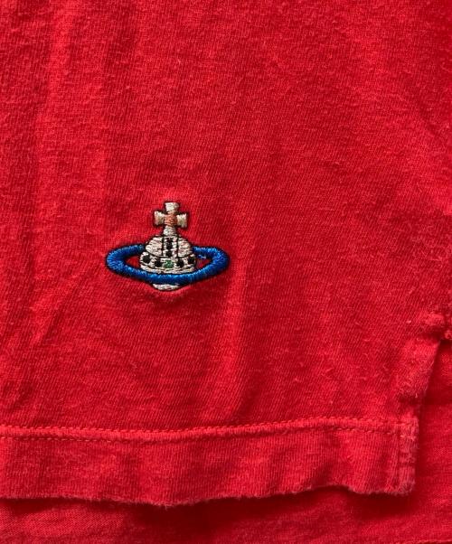 Vivienne Westwood man（ヴィヴィアン ウェストウッド マン）Vivienne Westwood man (ヴィヴィアン ウェストウッド マン) オーブ刺繍サーカスTシャツ レッド サイズ:46の古着・服飾アイテム