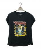 Hysteric Glamourヒステリックグラマー）の古着「THE CRAMPSプリントTシャツ」｜ブラック