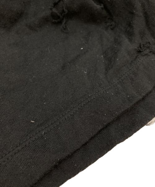 JOHN LAWRENCE SULLIVAN（ジョン ローレンス サリバン）JOHN LAWRENCE SULLIVAN (ジョン ローレンス サリバン) ダメージ加工Tシャツ ブラック サイズ:Ⅿの古着・服飾アイテム