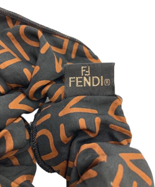 FENDI（フェンディ）FENDI (フェンディ) ズッカ柄シュシュ ブラウン サイズ:-の古着・服飾アイテム