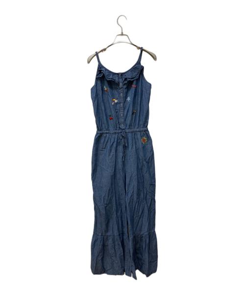 Hysteric Glamour（ヒステリックグラマー）Hysteric Glamour (ヒステリックグラマー) ワッペンオールインワン インディゴ サイズ:Sの古着・服飾アイテム