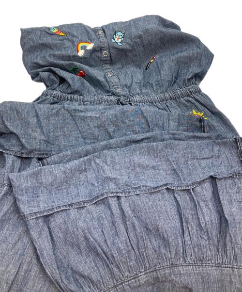 Hysteric Glamour（ヒステリックグラマー）Hysteric Glamour (ヒステリックグラマー) ワッペンオールインワン インディゴ サイズ:Sの古着・服飾アイテム