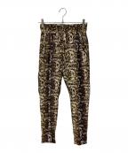 Hysteric Glamourヒステリックグラマー）の古着「レオパード柄イージーパンツ」｜ブラウン