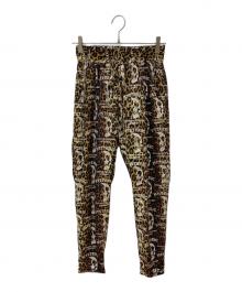 Hysteric Glamour（ヒステリックグラマー）の古着「レオパード柄イージーパンツ」｜ブラウン