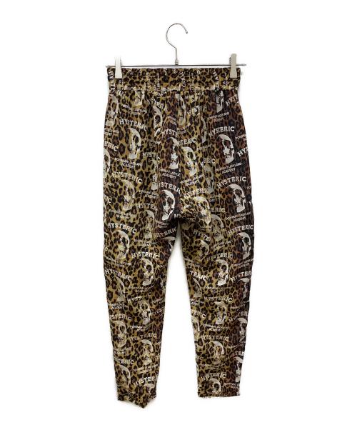 Hysteric Glamour（ヒステリックグラマー）Hysteric Glamour (ヒステリックグラマー) レオパード柄イージーパンツ ブラウン サイズ:Sの古着・服飾アイテム