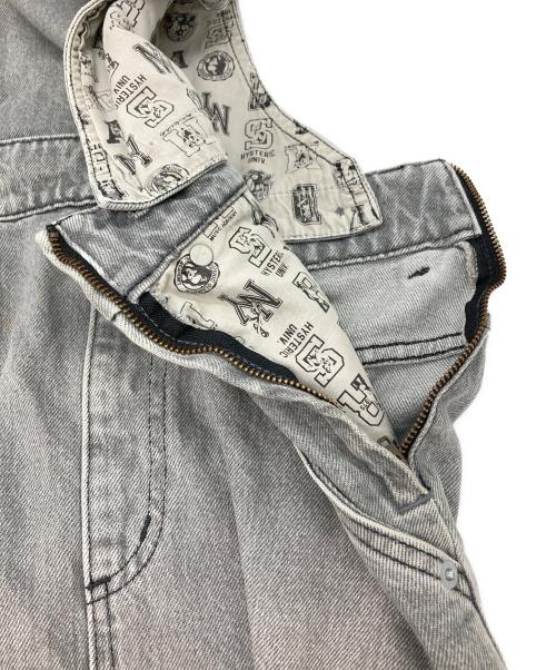 Hysteric Glamour（ヒステリックグラマー）Hysteric Glamour (ヒステリックグラマー) デニムサロペット グレー サイズ:Sの古着・服飾アイテム