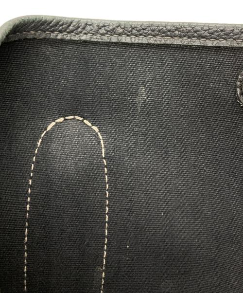HERMES（エルメス）HERMES (エルメス) ガーデンパーティPM/キャンバストートバッグ ブラックの古着・服飾アイテム