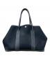 HERMES（エルメス）の古着「ガーデンパーティPM/キャンバストートバッグ」｜ブラック