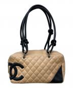 CHANELシャネル）の古着「カンボンキルティングボーリングバッグ」｜ピンク