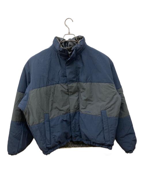 NAUTICA（ノーティカ）NAUTICA (ノーティカ) リバーシブルエコレザーブルゾン チャコールグレー/ネイビー×グリーン サイズ:Lの古着・服飾アイテム