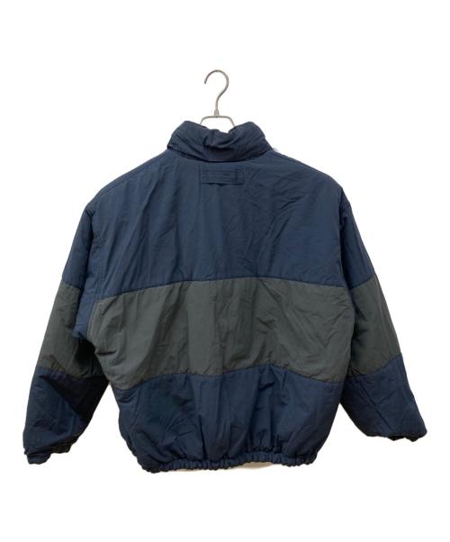 NAUTICA（ノーティカ）NAUTICA (ノーティカ) リバーシブルエコレザーブルゾン チャコールグレー/ネイビー×グリーン サイズ:Lの古着・服飾アイテム