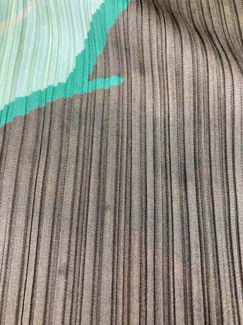 PLEATS PLEASE（プリーツプリーズ）PLEATS PLEASE (プリーツプリーズ) 総柄プリーツワンピース マルチカラー サイズ:2の古着・服飾アイテム