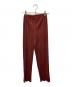 PLEATS PLEASE（プリーツプリーズ）の古着「プリーツパンツ」｜レッド