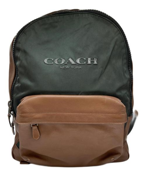 COACH（コーチ）COACH (コーチ) リュック ブラウン×ブラックの古着・服飾アイテム