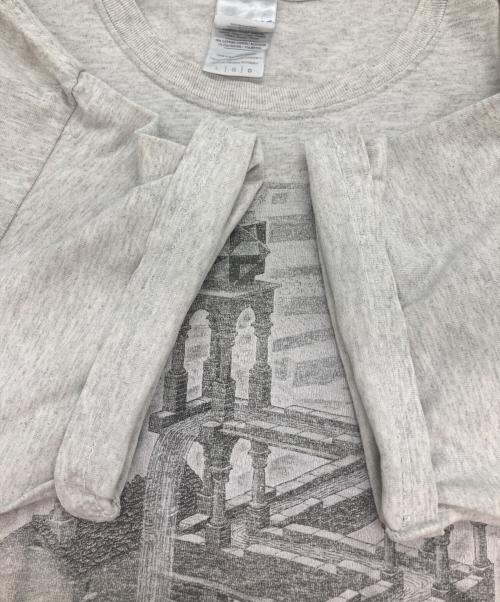 GILDAN（ギルダン）GILDAN (ギルダン) 騙し絵アートTシャツ ライトグレー サイズ:Ⅼの古着・服飾アイテム